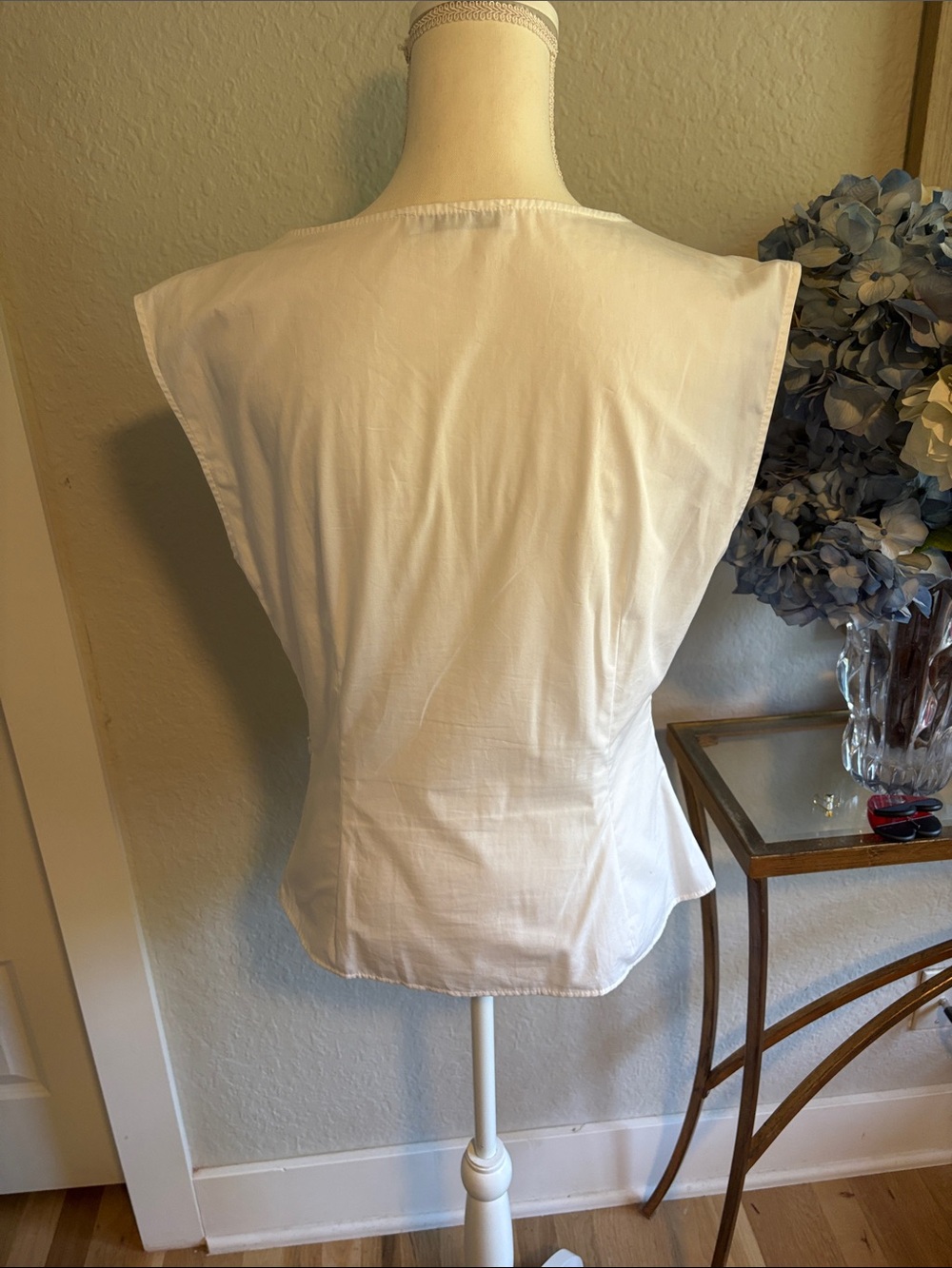 Zara White Lace-Up Corset Top - Picture 5 of 6